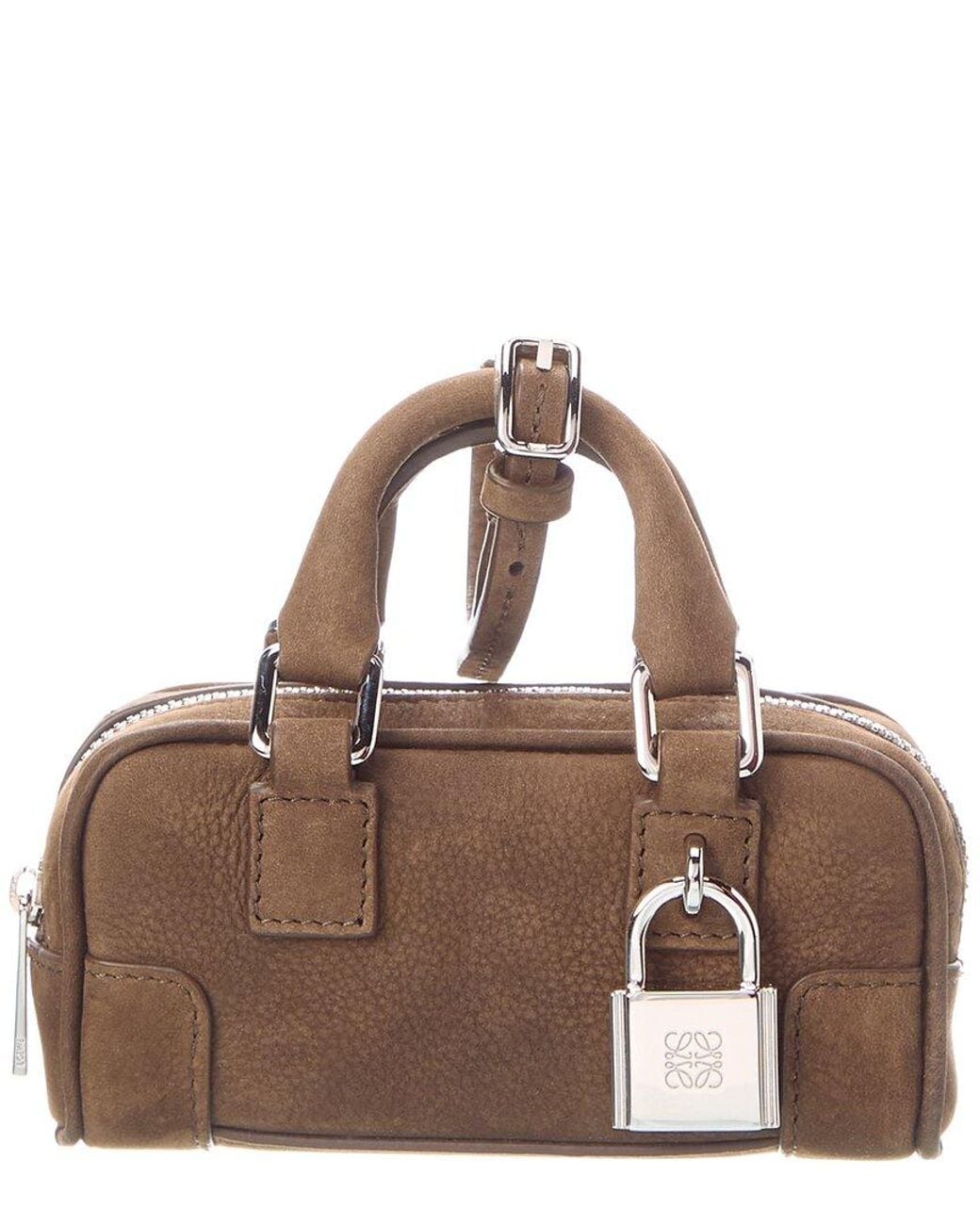 Loewe Brown Amazona Nano Leather Crossbody