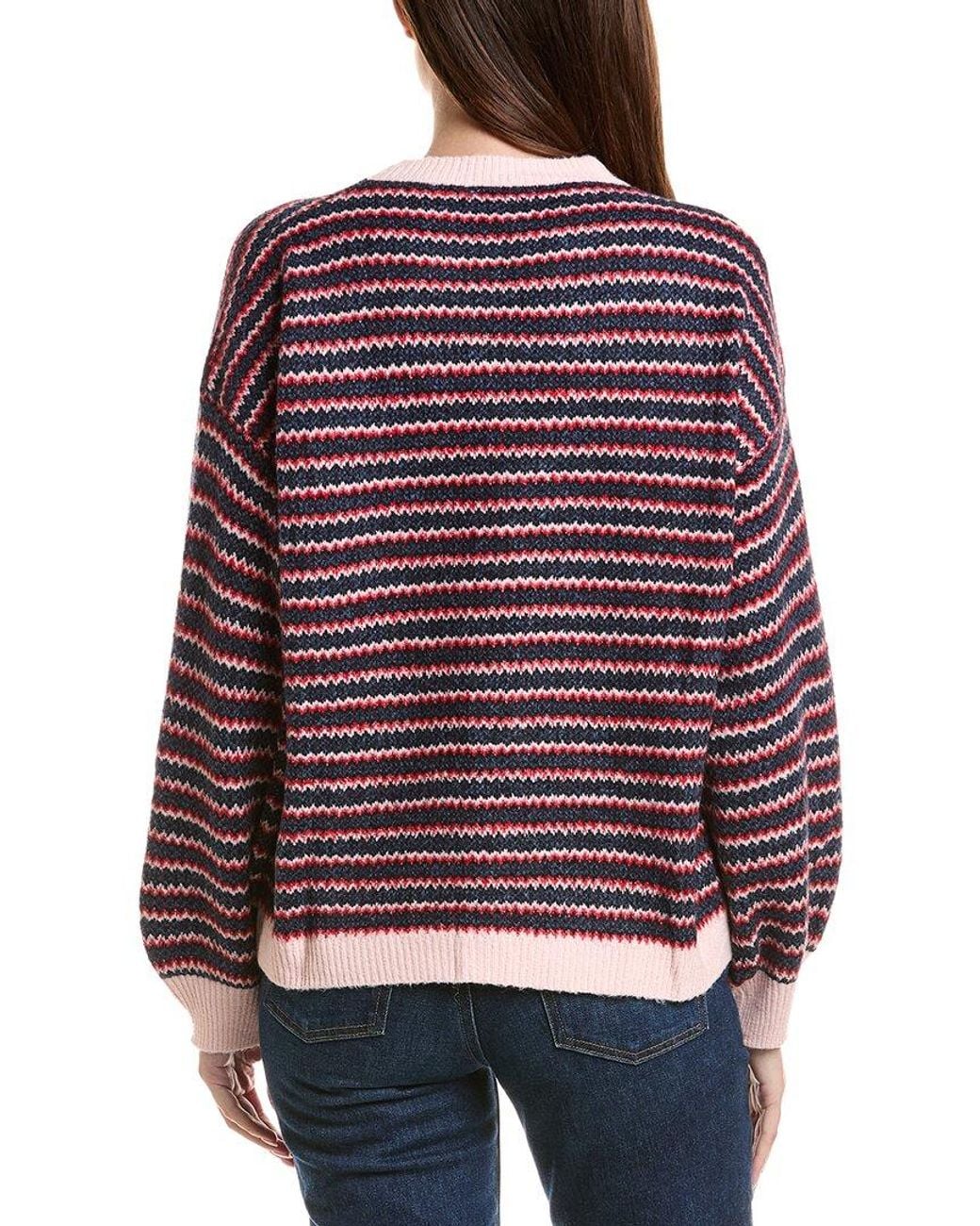 ANNA KAY Red Pome Pullover