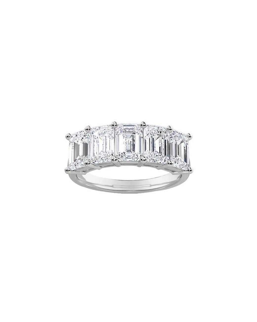 Diana M White Diana M. Fine Jewelry 14k 3.60 Ct. Tw. Lab Grown Diamond Half-eternity Ring