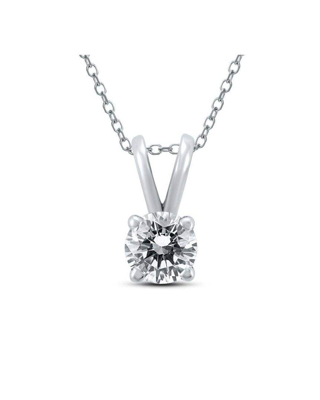 Diamond Select Cuts White 14K 0.09 Ct. Tw. Diamond Necklace