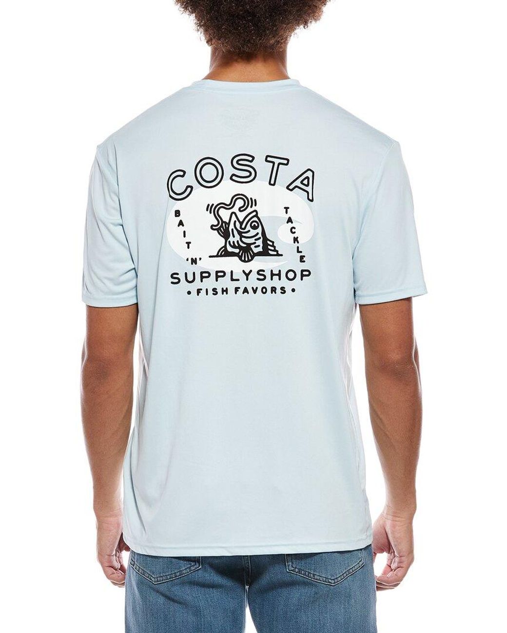 COSTA APPAREL White Tech Supply Shop Shirt for men