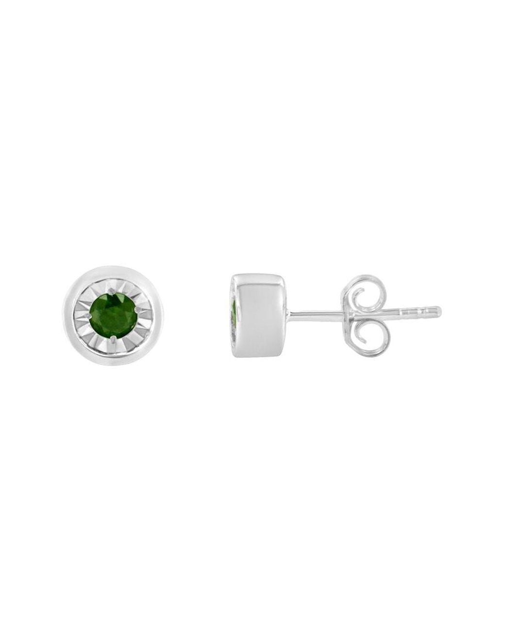 Haus of Brilliance Metallic 0.20 Ct. Tw. Diamond Stud Earrings