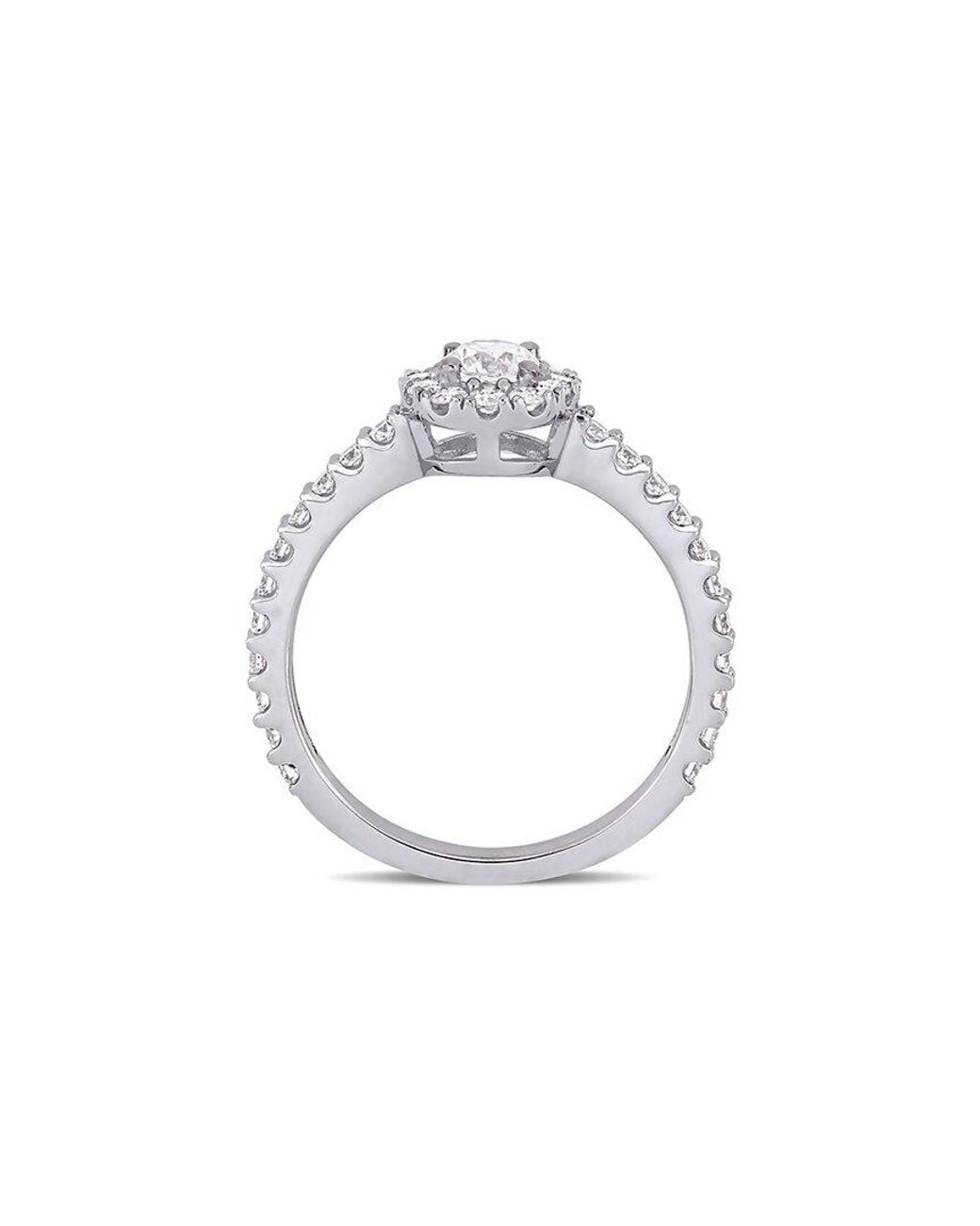 Rina Limor White 14K 0.99 Ct. Tw. Diamond Halo Ring