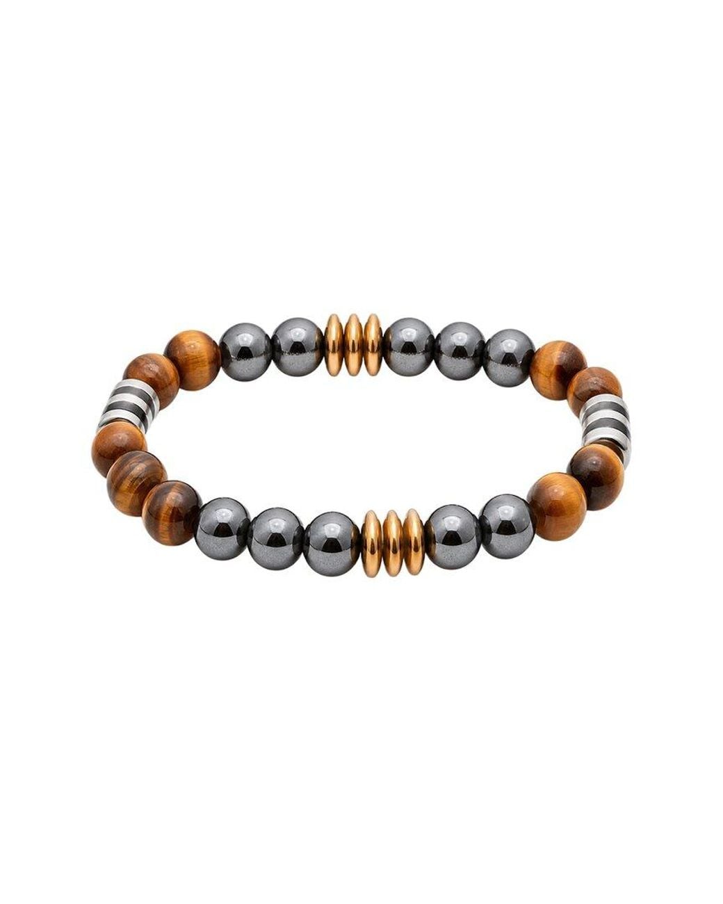 jean claude White Stainless Steel Bracelet for men