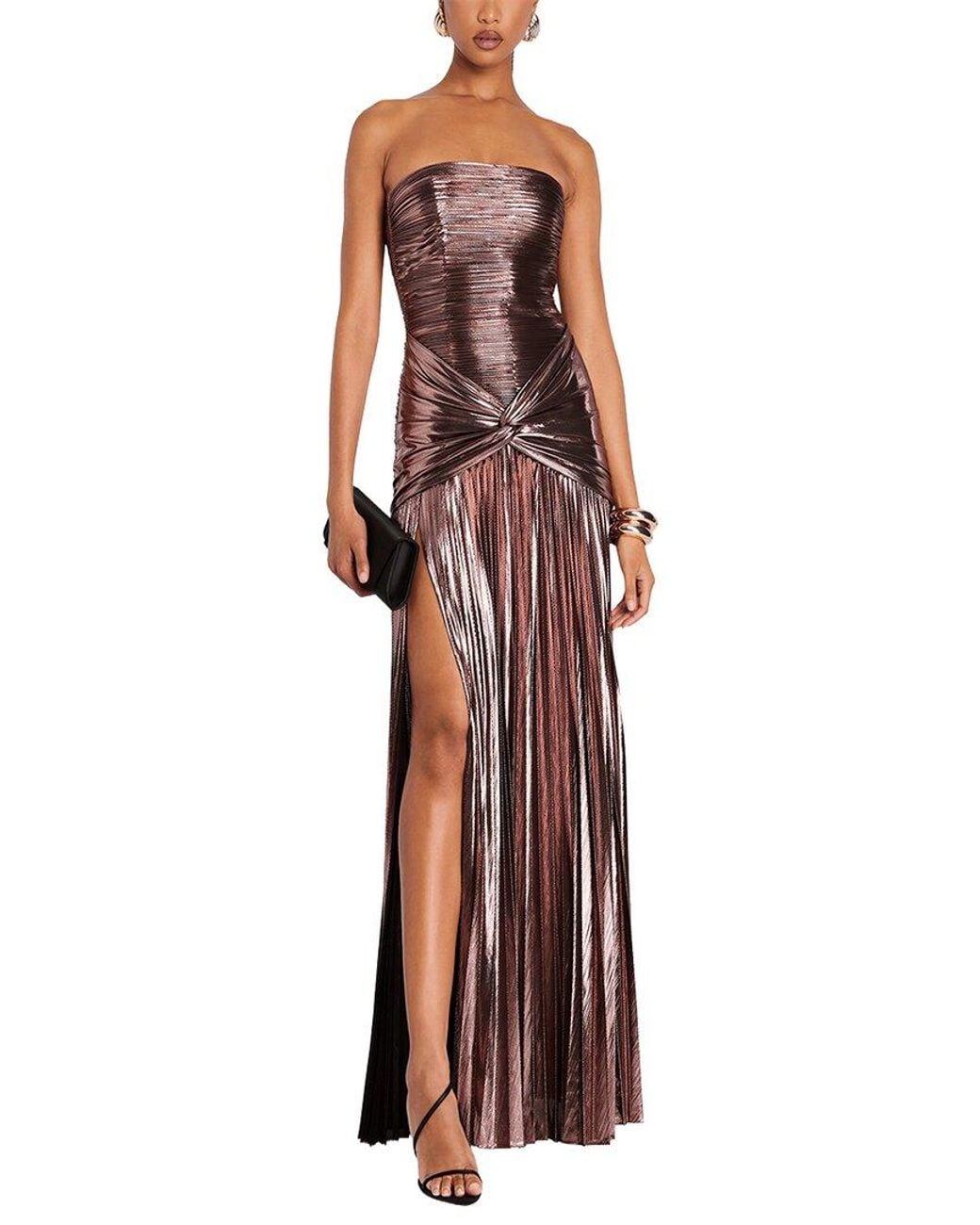 Dilireba Purple Embellished Maxi Dress
