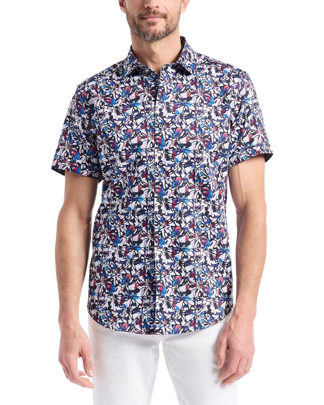 Robert Graham Blue Dolwen Woven Shirt for men