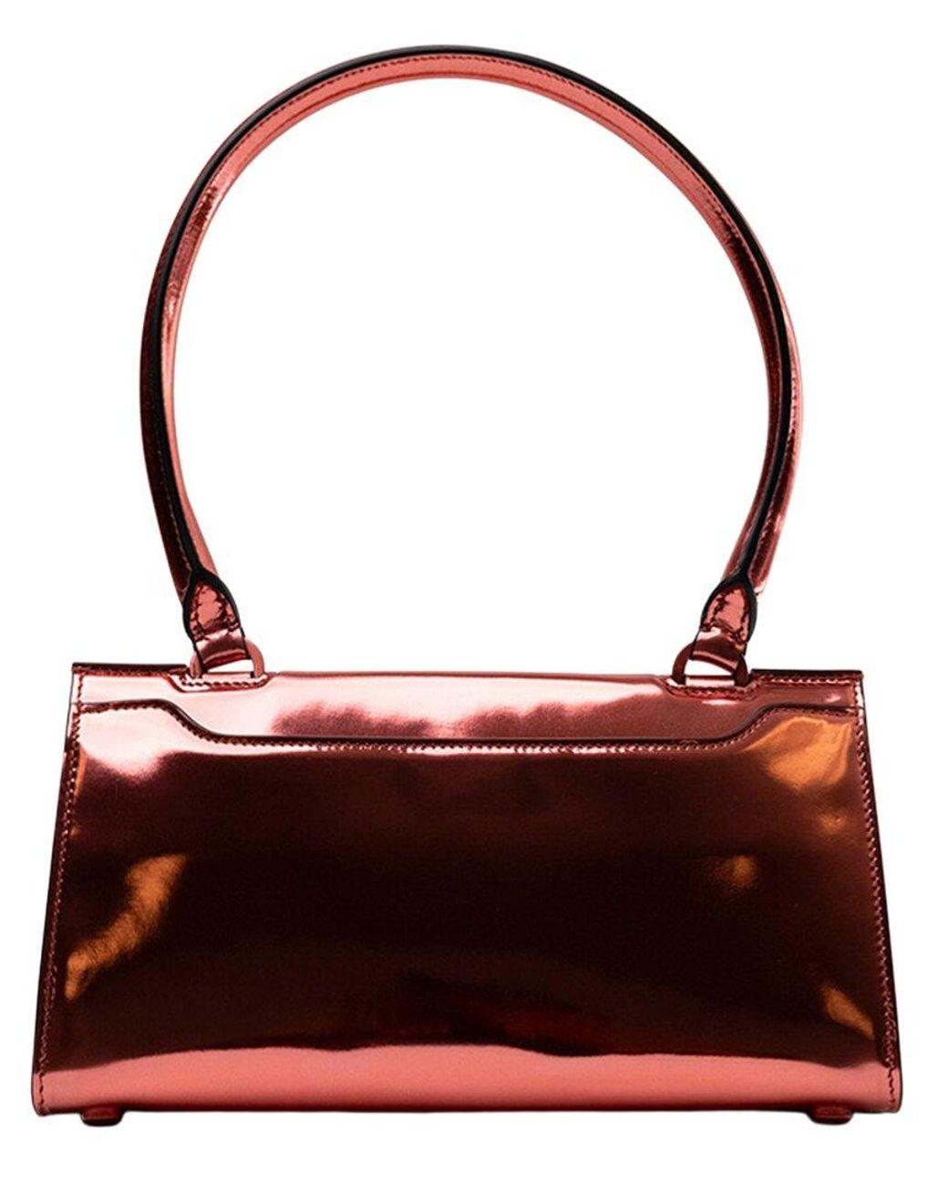 Ferragamo Red Leather Shoulder Bag