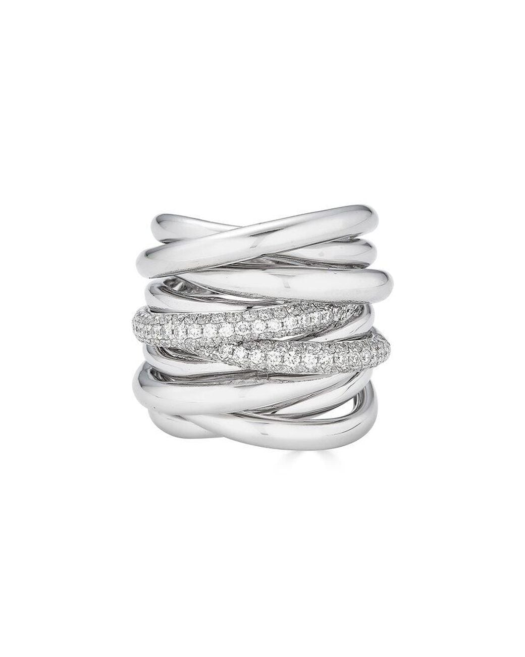 Diana M White Fine Jewelry 18K 0.96 Ct. Tw. Diamond Ring