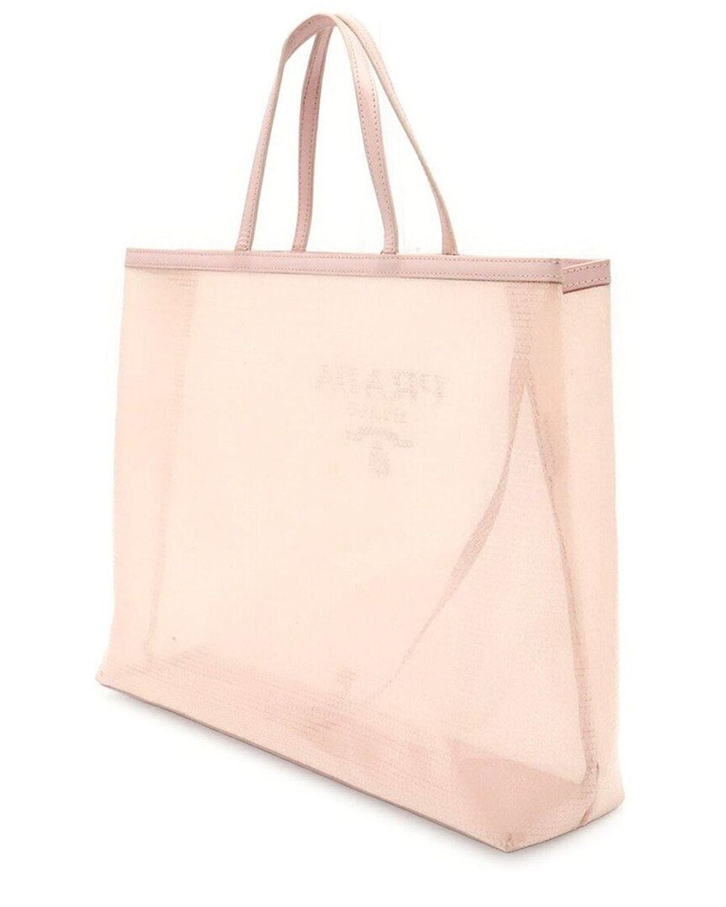 Prada Pink Mesh Sequin Tote (Authentic Pre-Loved)