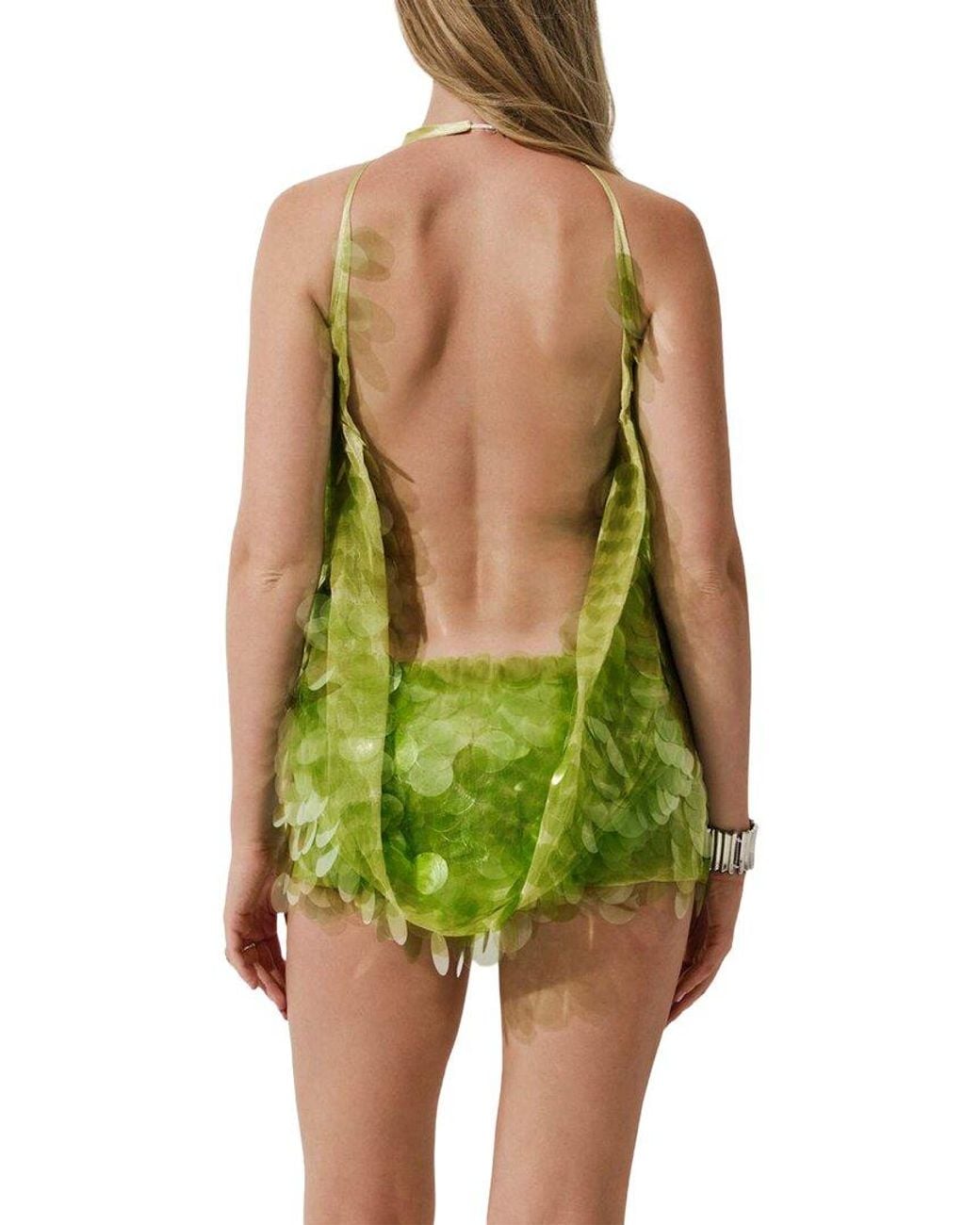 LOEY Green Mini Dress