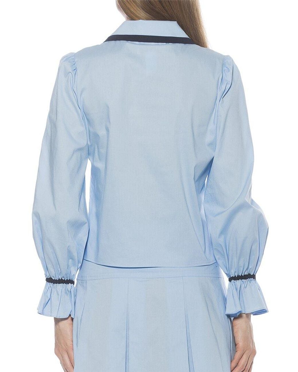 Alexia Admor Blue Shannah Blouse
