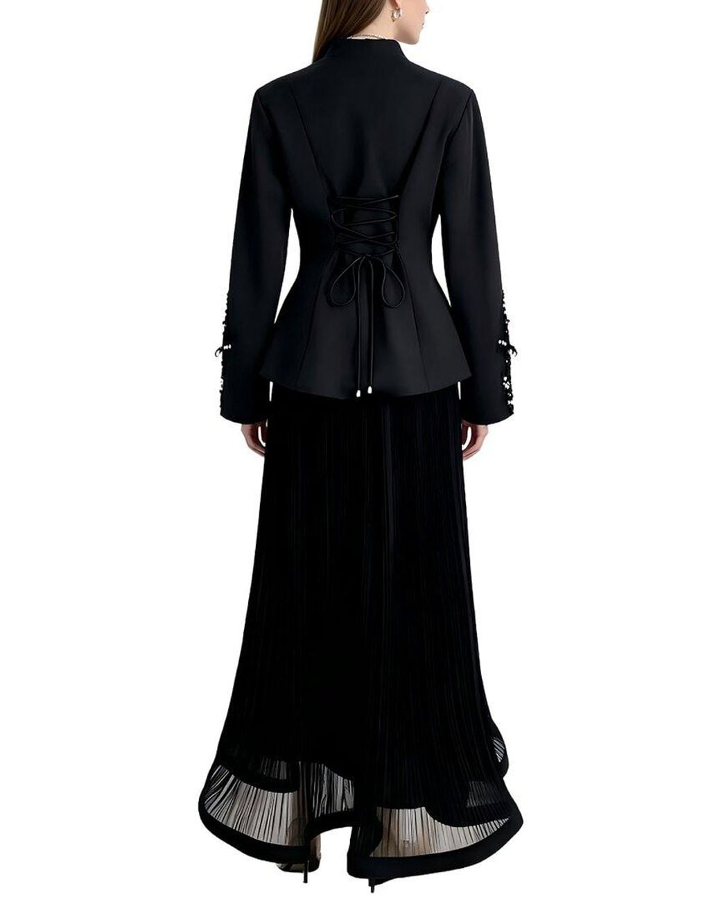 Kaimilan Black 2Pc Blazer & Skirt Set