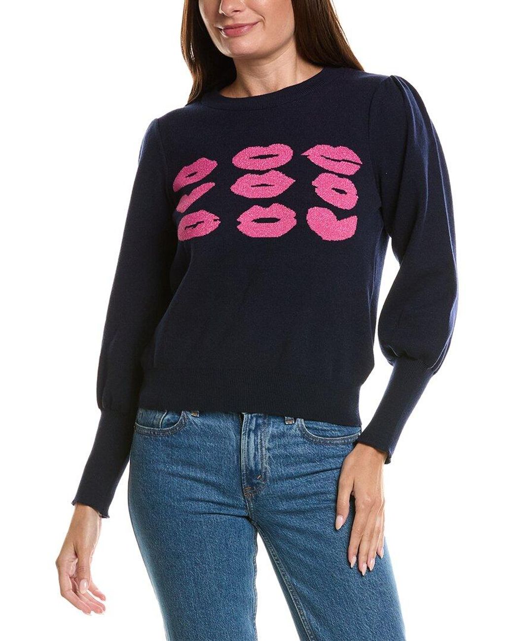 Nanette Lepore Blue Sweater
