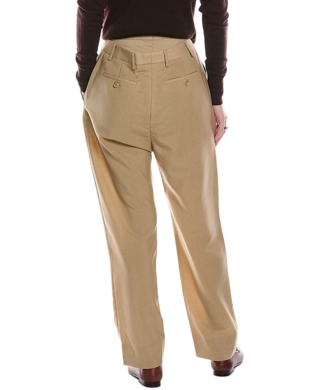 Burberry Black Wool-Blend Pant