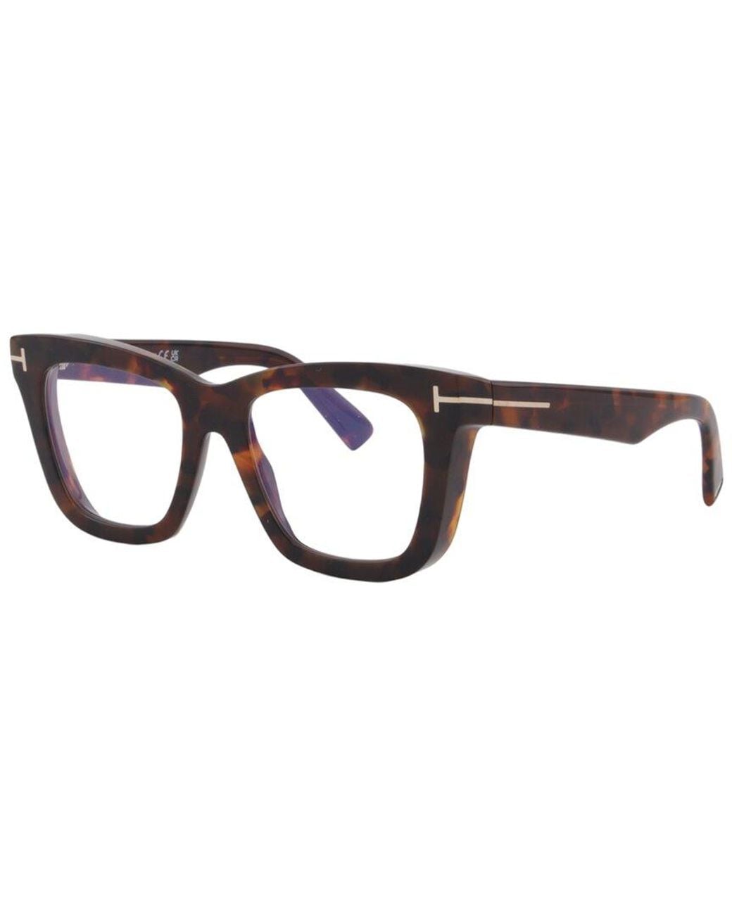 Tom Ford Brown Blue Block 52mm Optical Frames