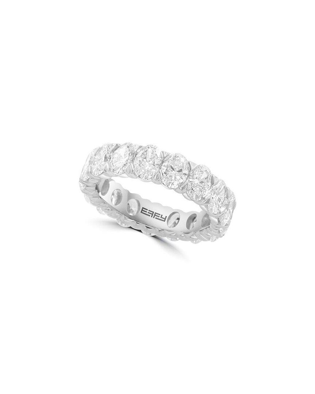 Effy Fine Jewelry White 14K 5.18 Ct. Tw. Lab-Grown Diamond Ring