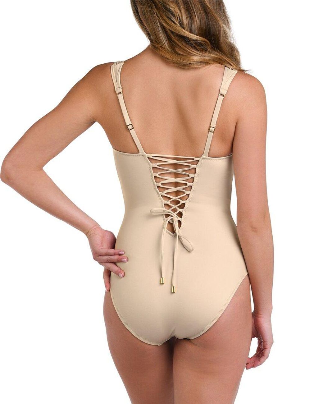 La Blanca Natural Luxe Square Neck One-Piece