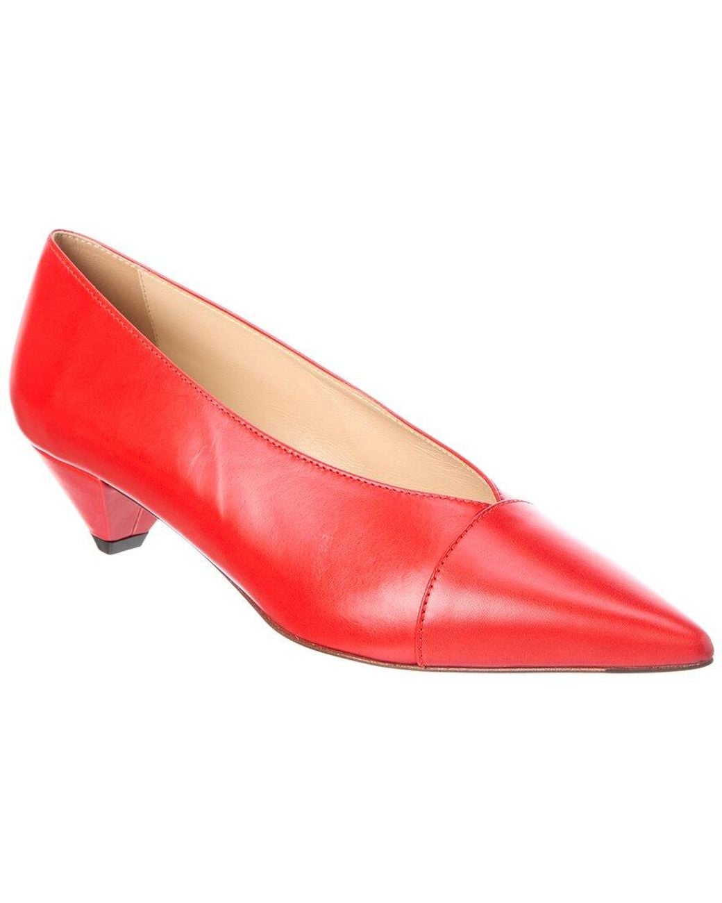 Tod's Red Leather Pump
