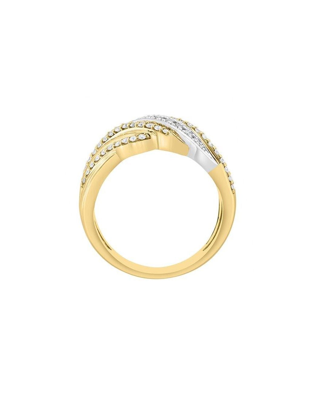 Effy Fine Jewelry Metallic 14K 0.39 Ct. Tw. Diamond Ring