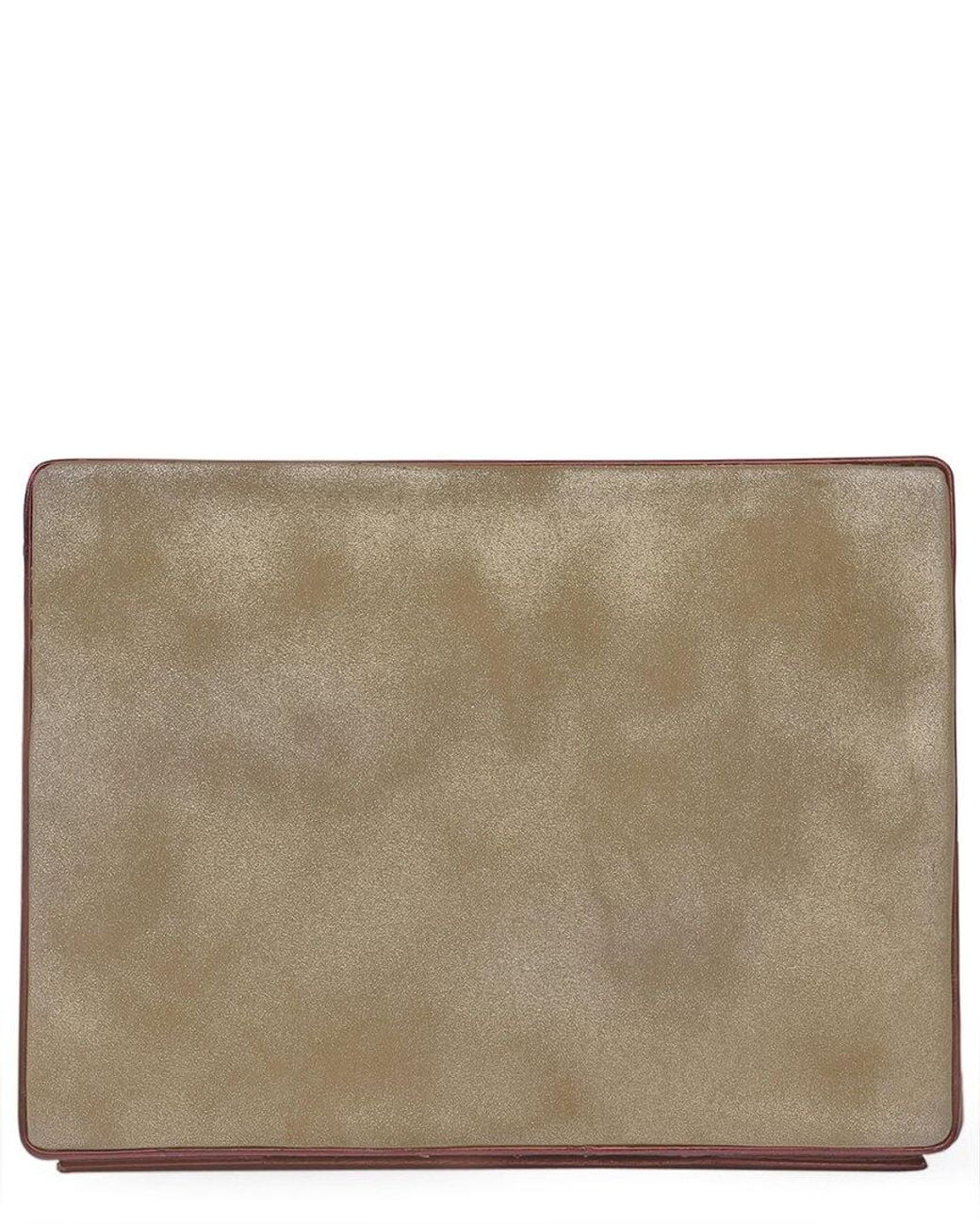 TIRAMISU Purple Floral Motif Minaudiere Box Clutch