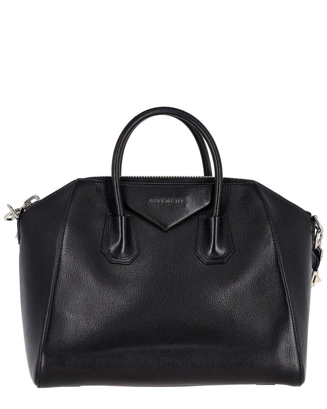 Givenchy Black Leather Medium Antigona Satchel (authentic Pre-loved)