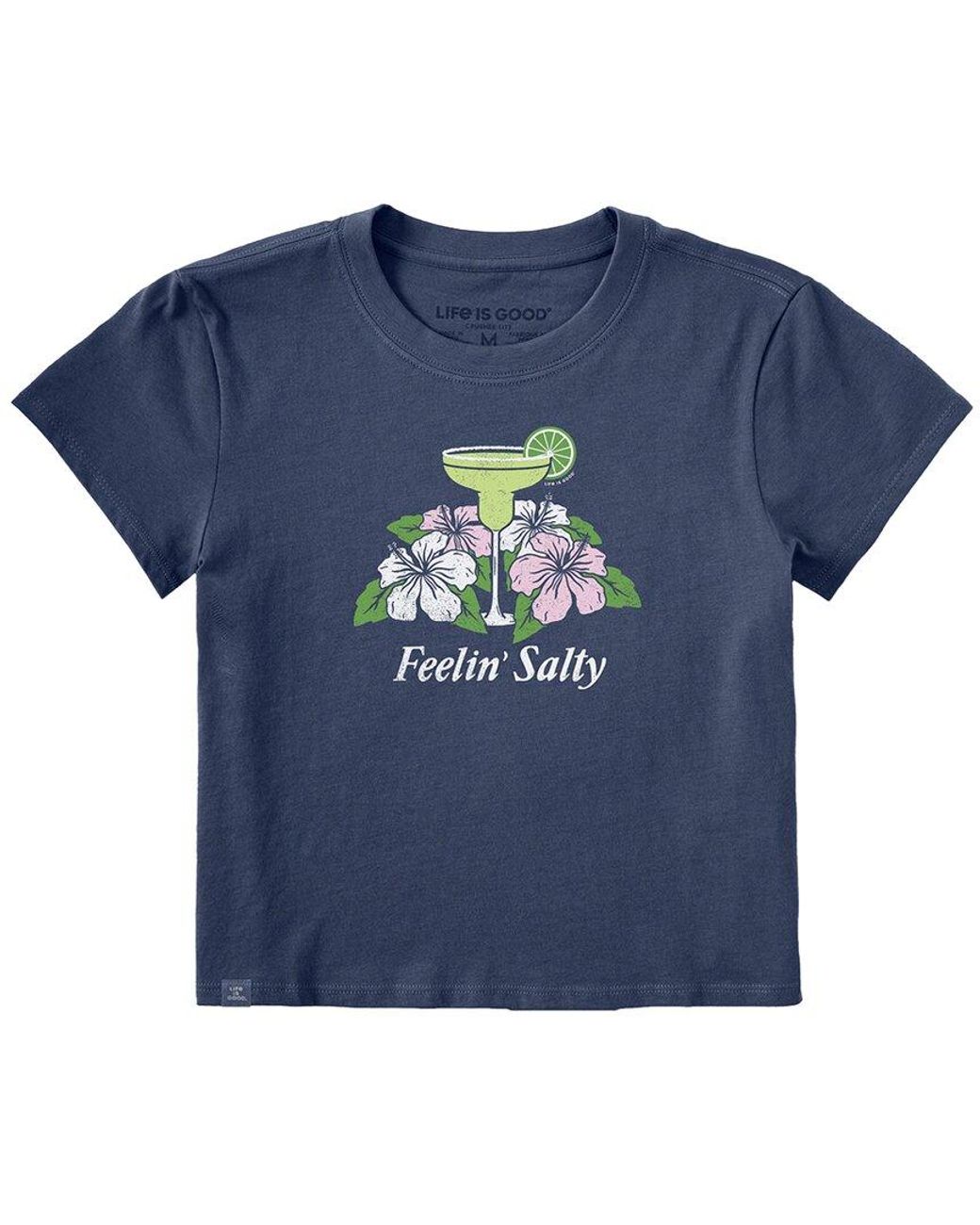 Life Is Good. Blue Crusher T-Shirt