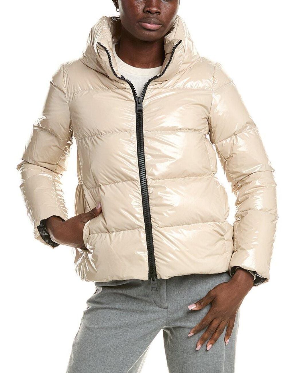 Herno Natural Glossy Puffer Down Jacket