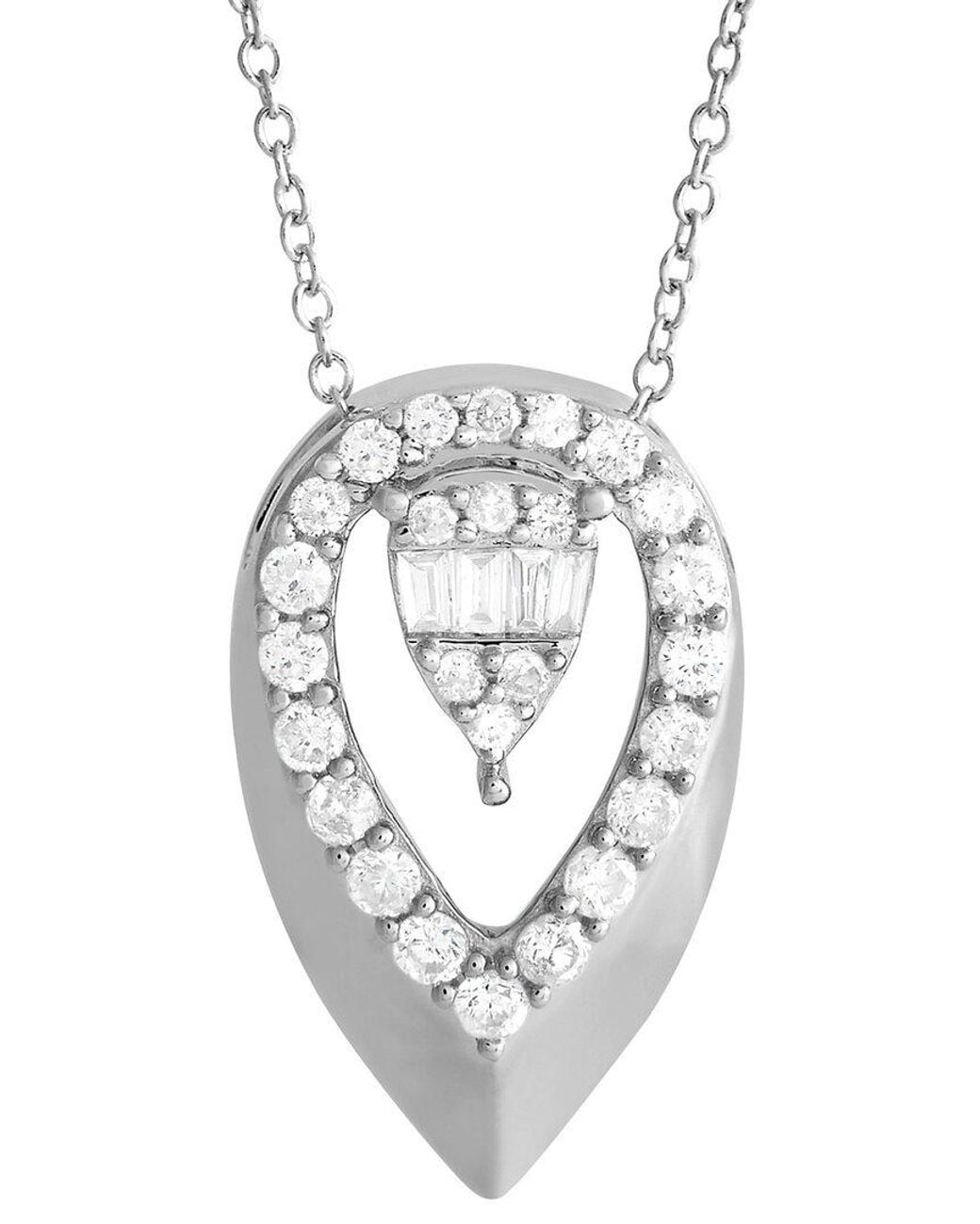 Diamond Select Cuts White 14k 0.30 Ct. Tw. Diamond Necklace