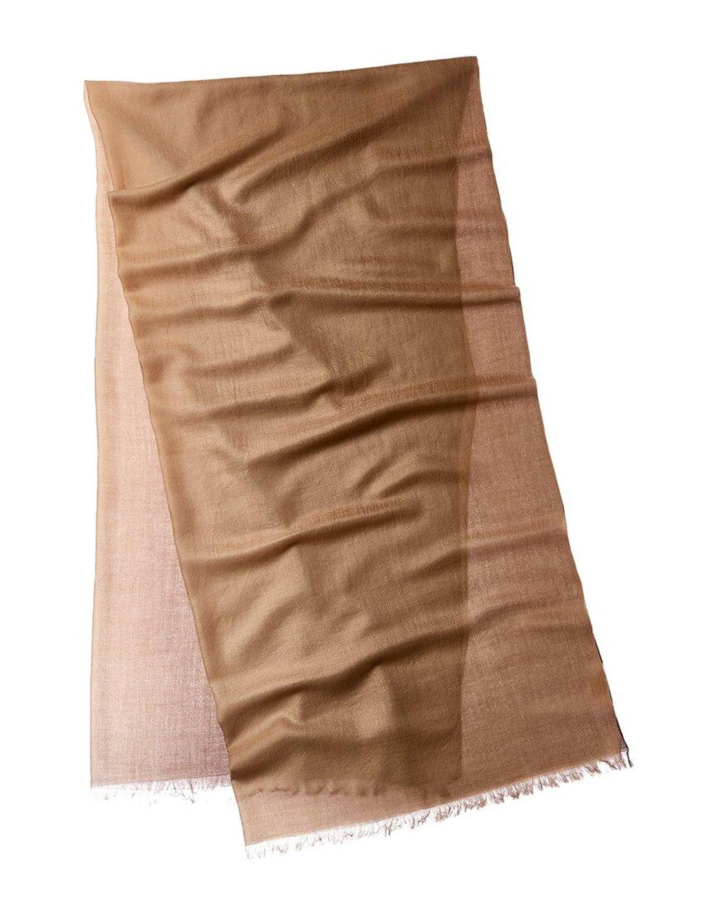 Sofiacashmere Brown Sofiacashmere Ombre Cashmere Wrap