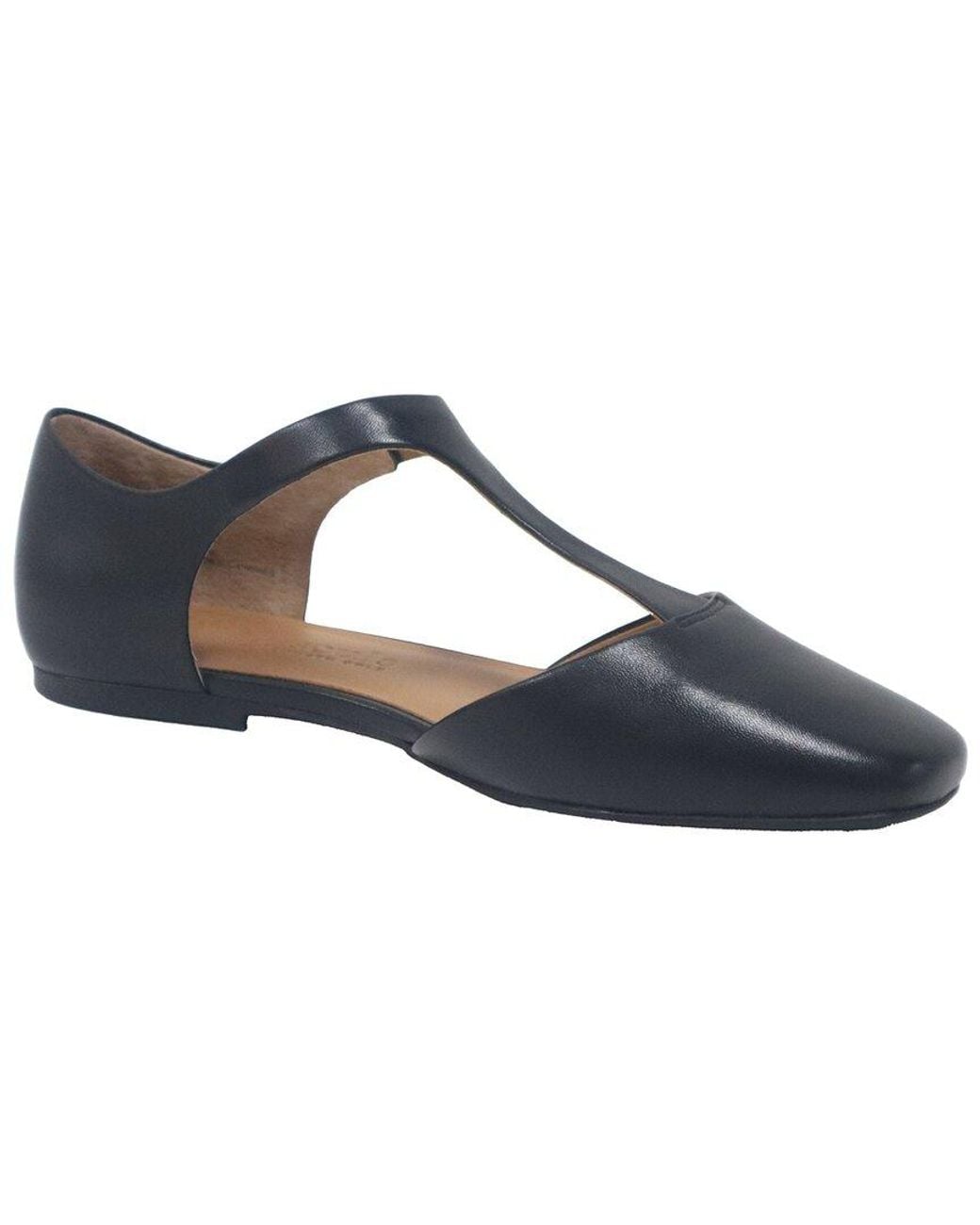Gentle Souls Blue Wyatt Leather Flat