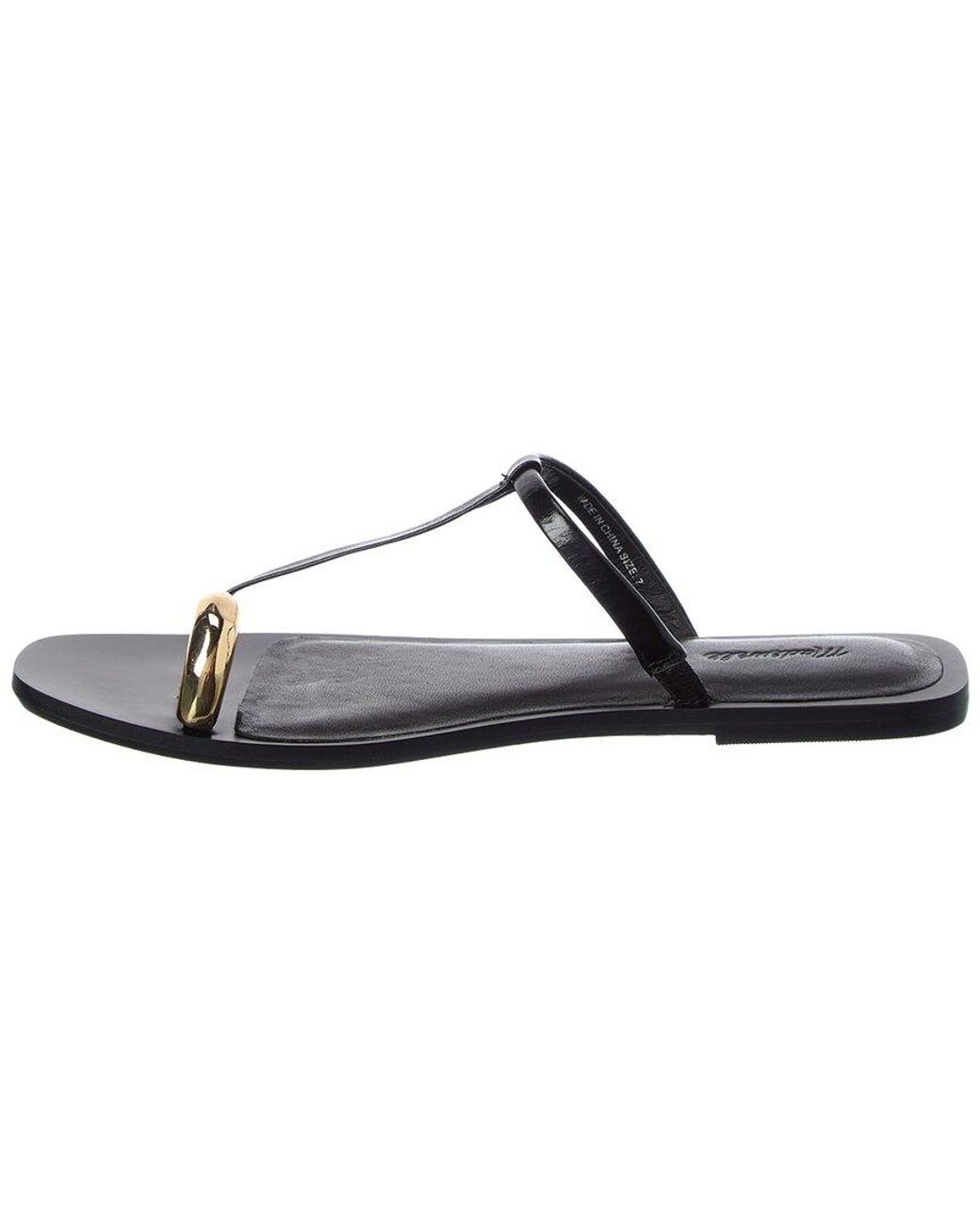 Madewell White Lala Leather Sandal
