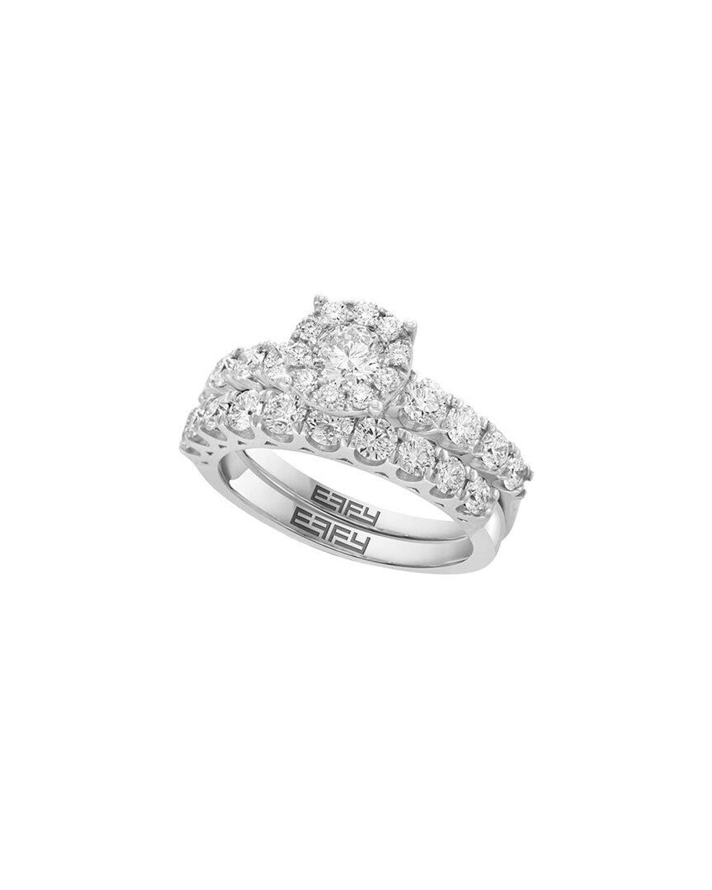 Effy Fine Jewelry White 14K 1.77 Ct. Tw. Diamond Ring