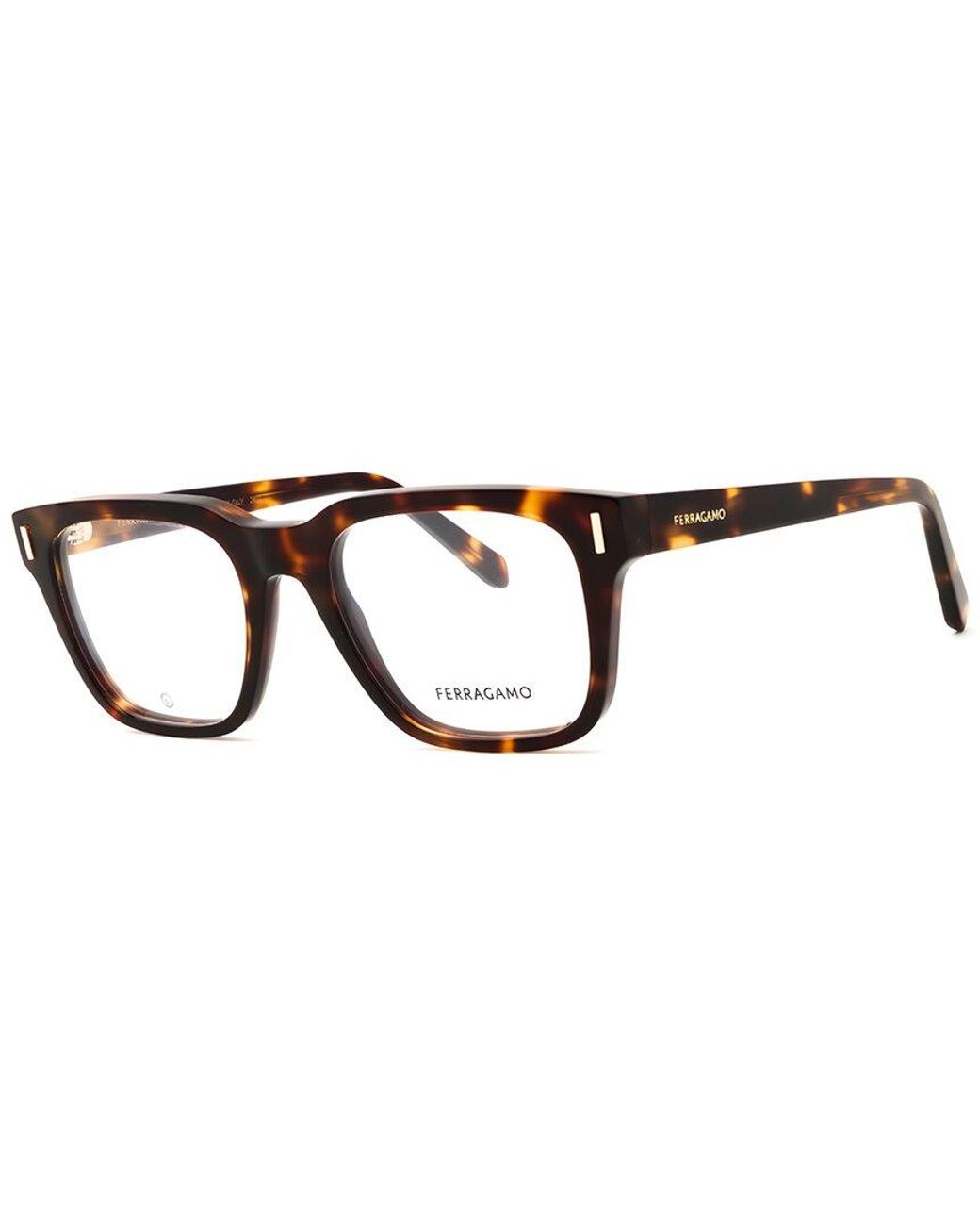 Ferragamo Black 54Mm Optical Frames for men