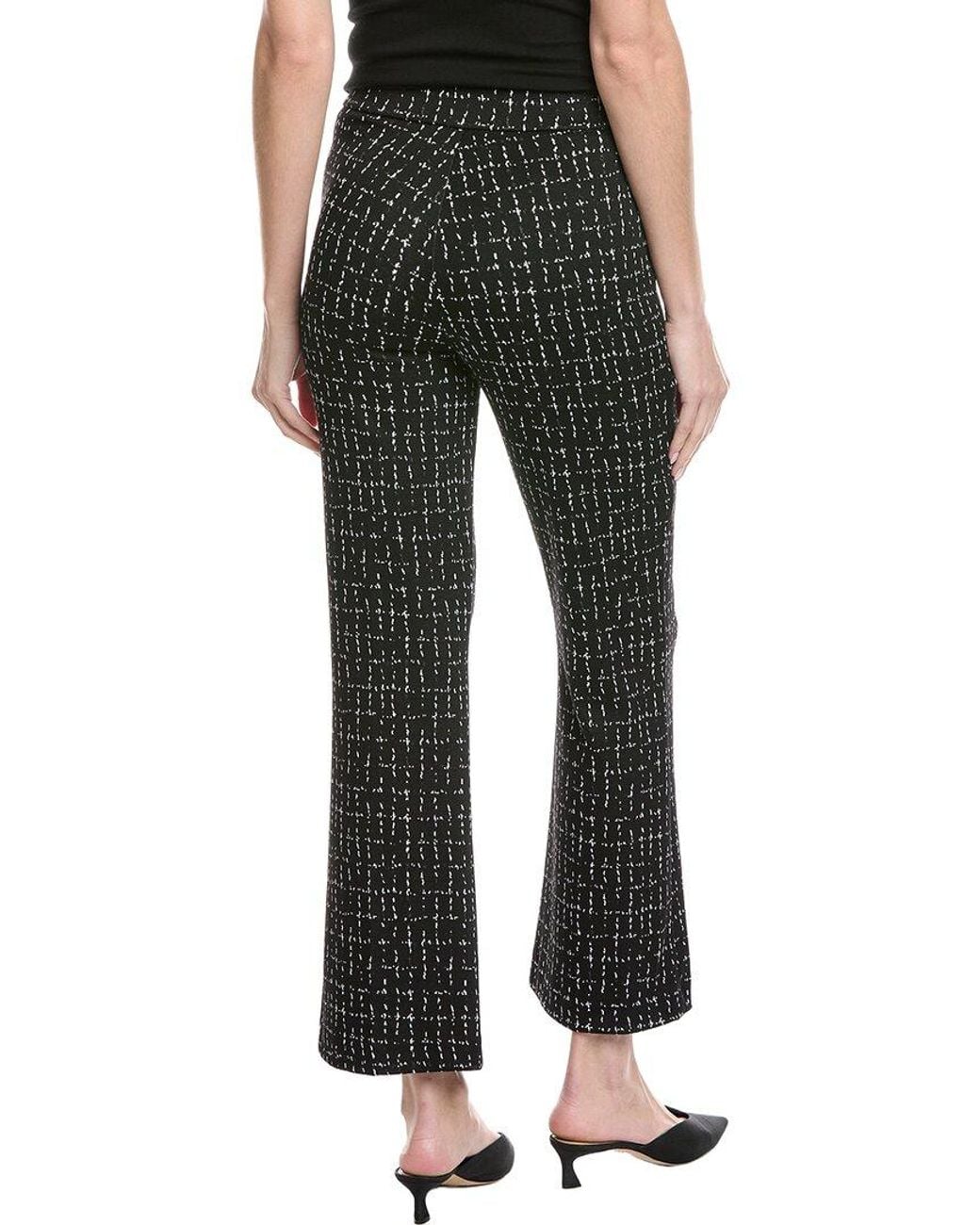 Joseph Ribkoff Black Pattern Pant