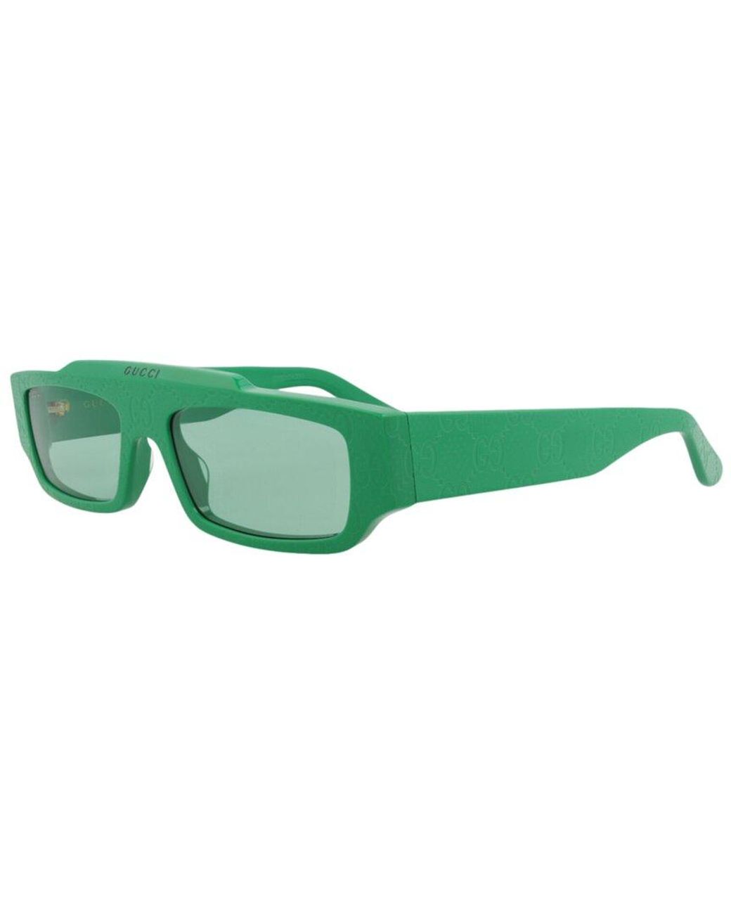 Gucci Green 55Mm Sunglasses for men