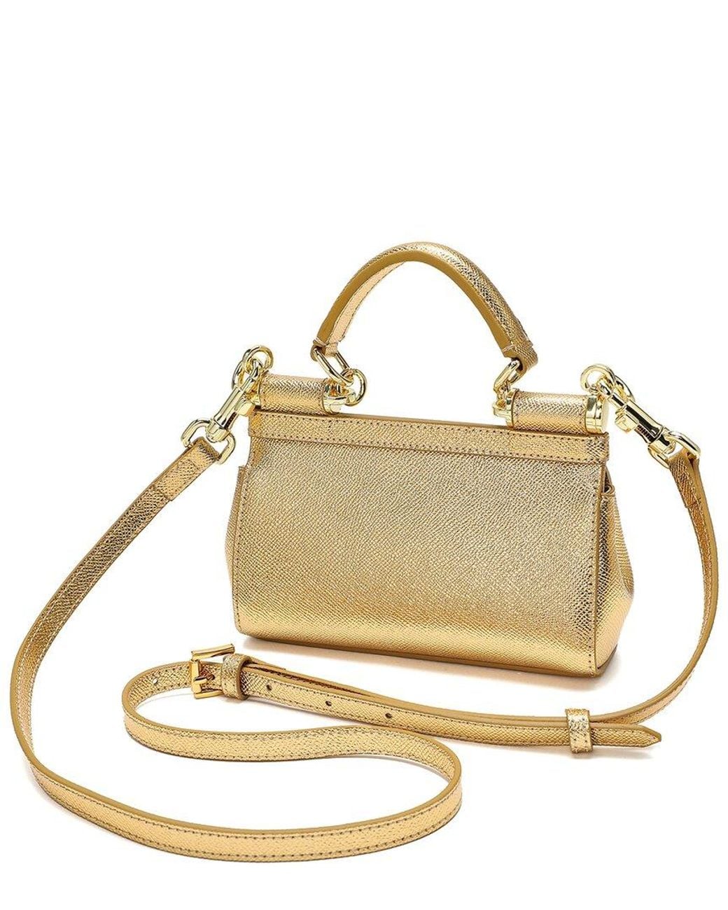 Tiffany & Fred Paris Metallic Leather Crossbody