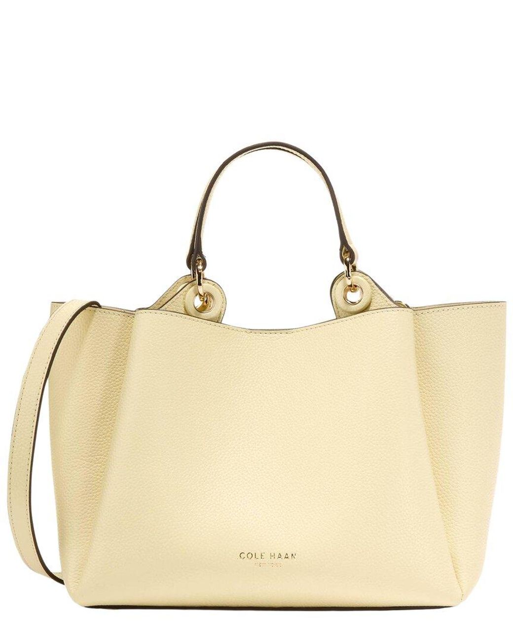 Cole Haan Natural Midtown Small Leather Crossbody Tote