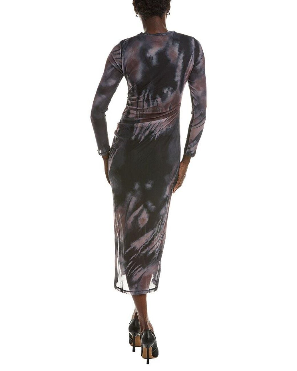 CHARLOTTE GREEN Black Midi Dress