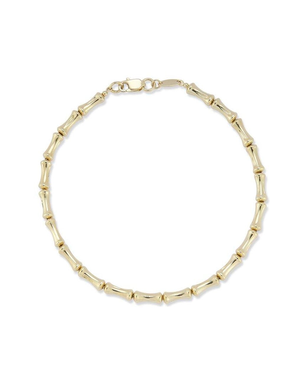 Ember Fine Jewelry Metallic 14k Bamboo Link Bracelet