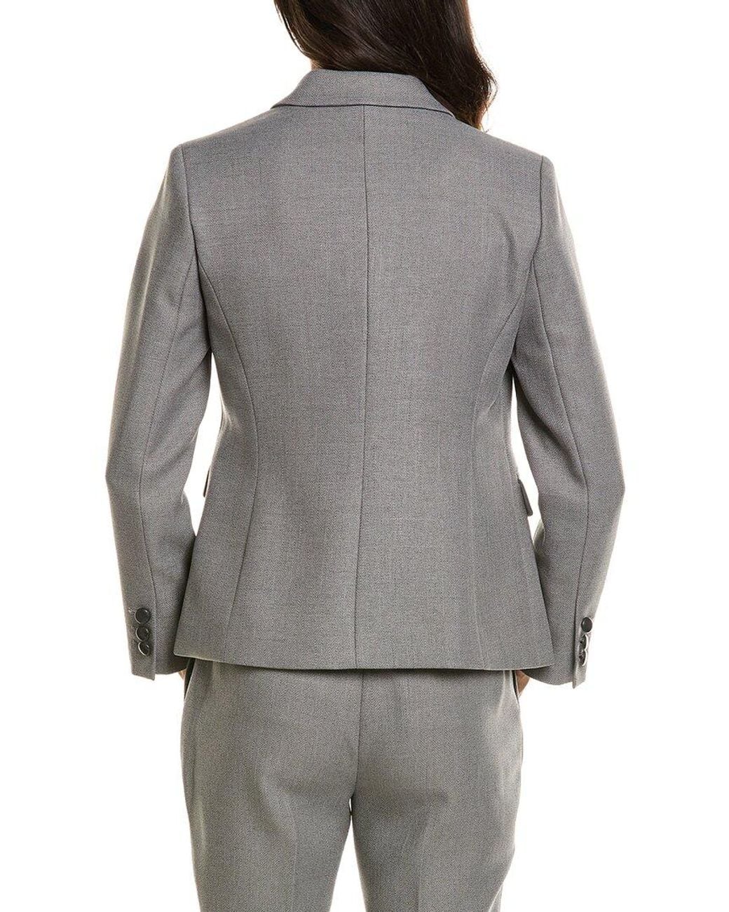 Tahari Gray Petite Blazer