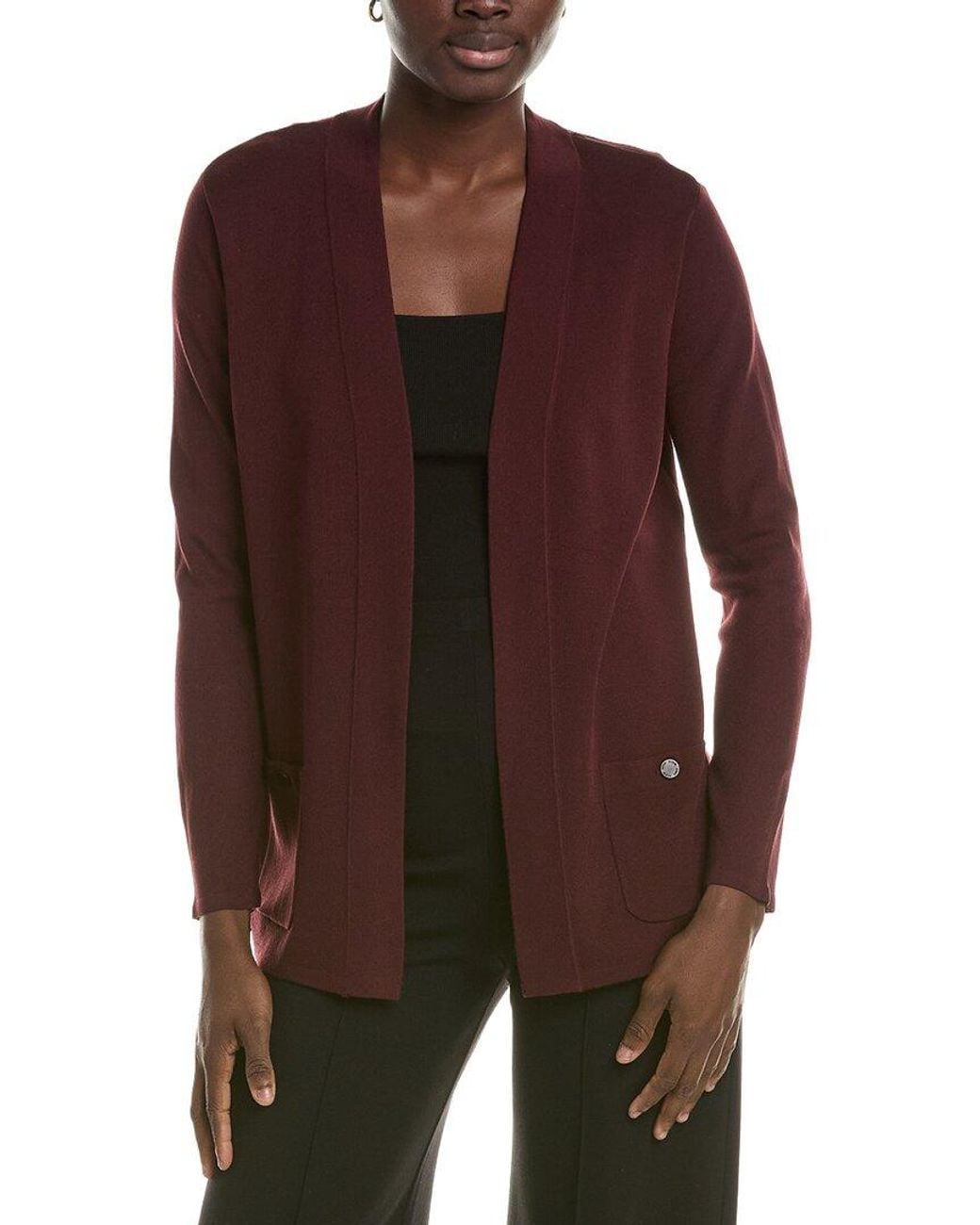Anne Klein Brown Malibu Cardigan