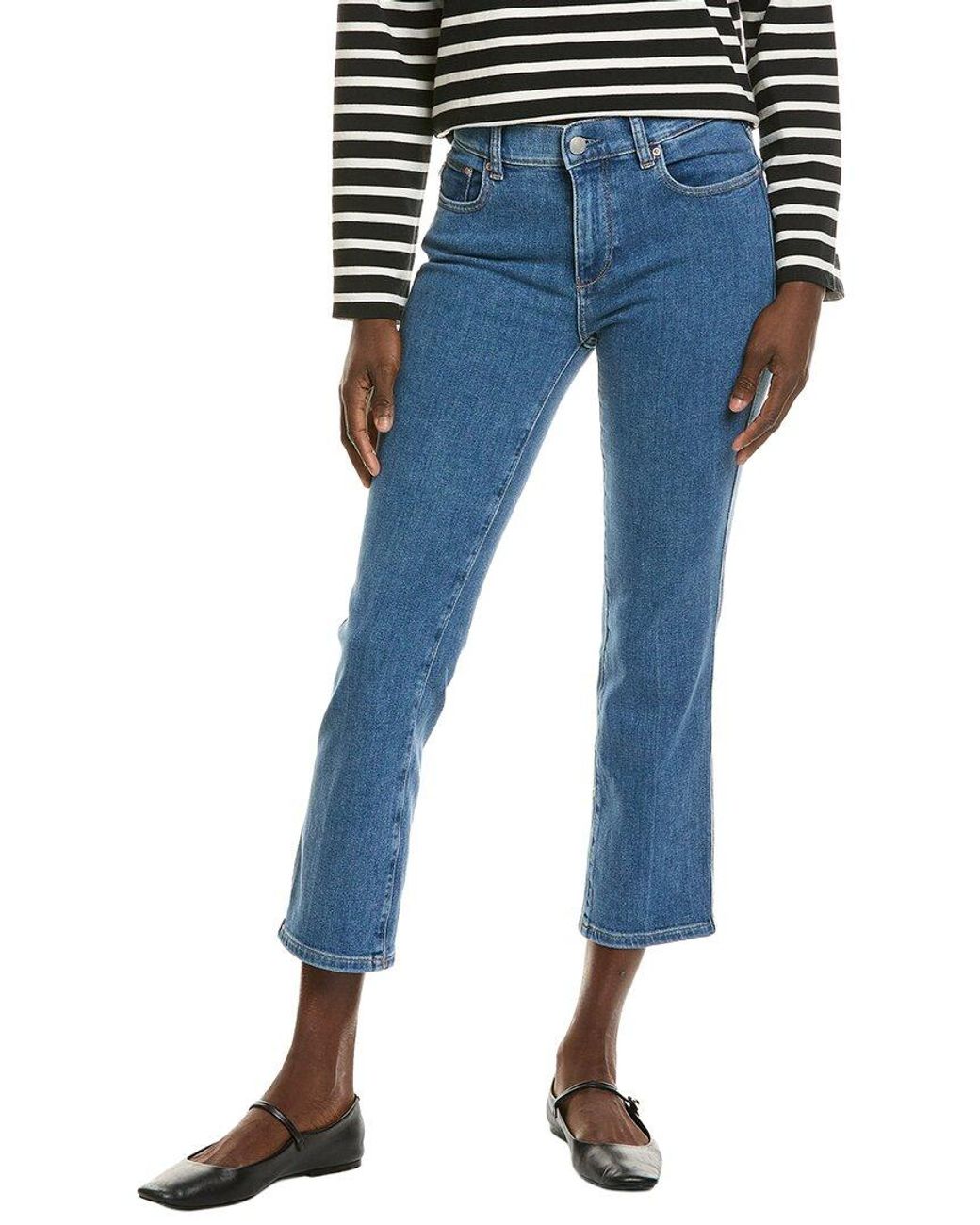 DL1961 Blue Mara North Beach Straight Jean