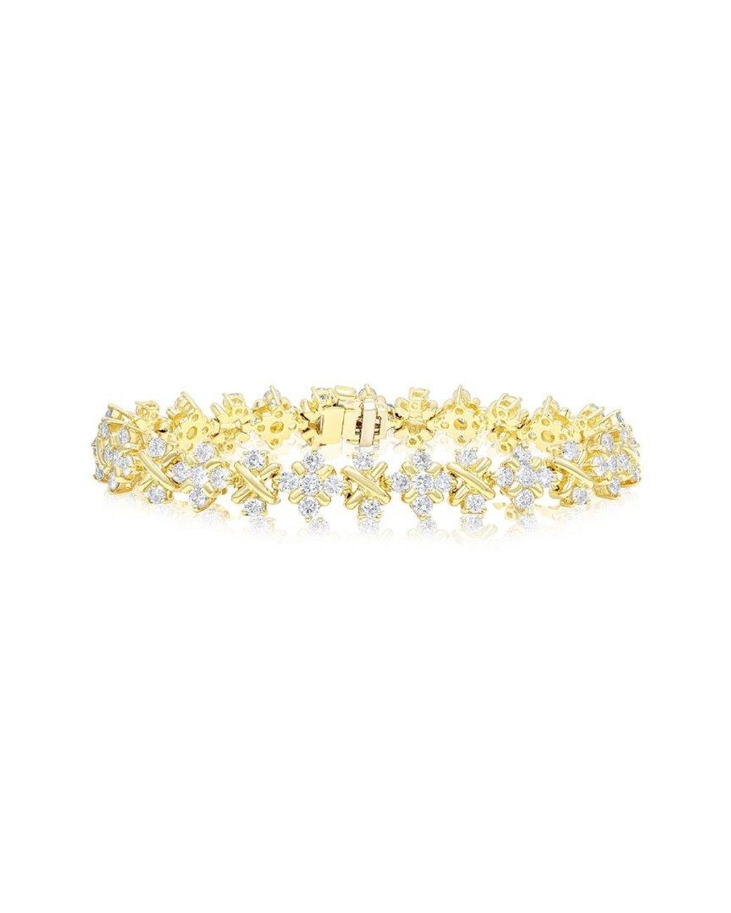 Diana M Metallic Fine Jewelry 18k 6.50 Ct. Tw. Diamond Bracelet
