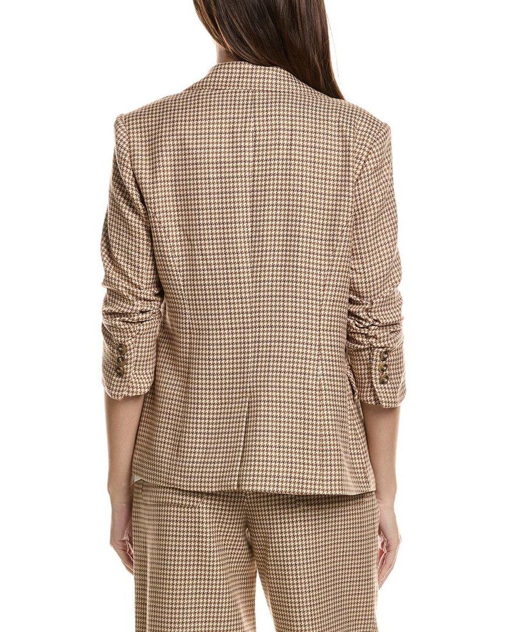 tyler boe Brown Taylor Houndstooth Jacket