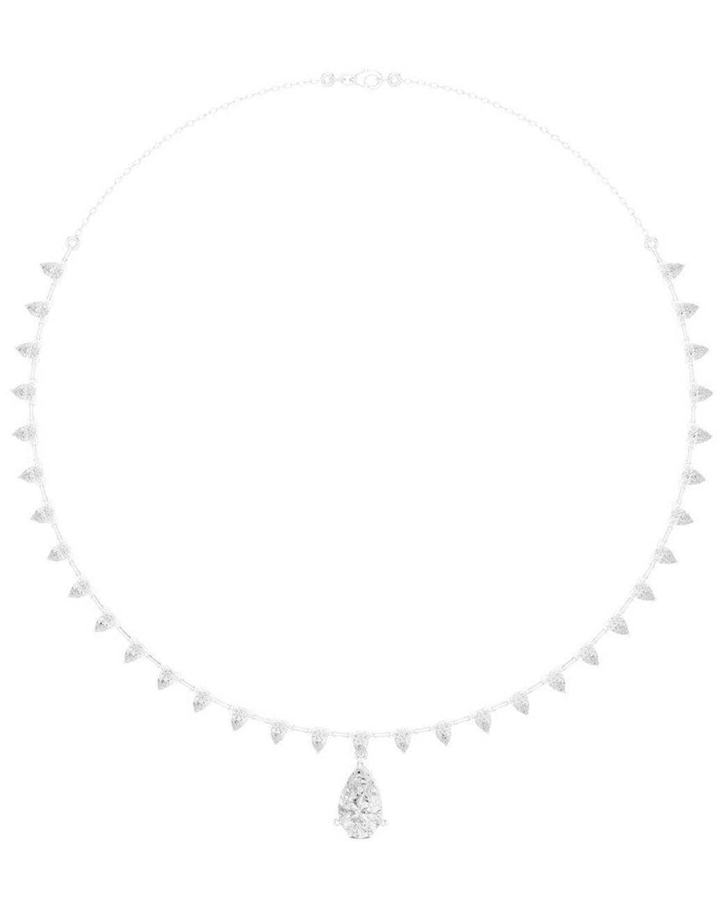 VOWE White 14K 10.00 Ct. Tw. Lab-Grown Diamond Necklace