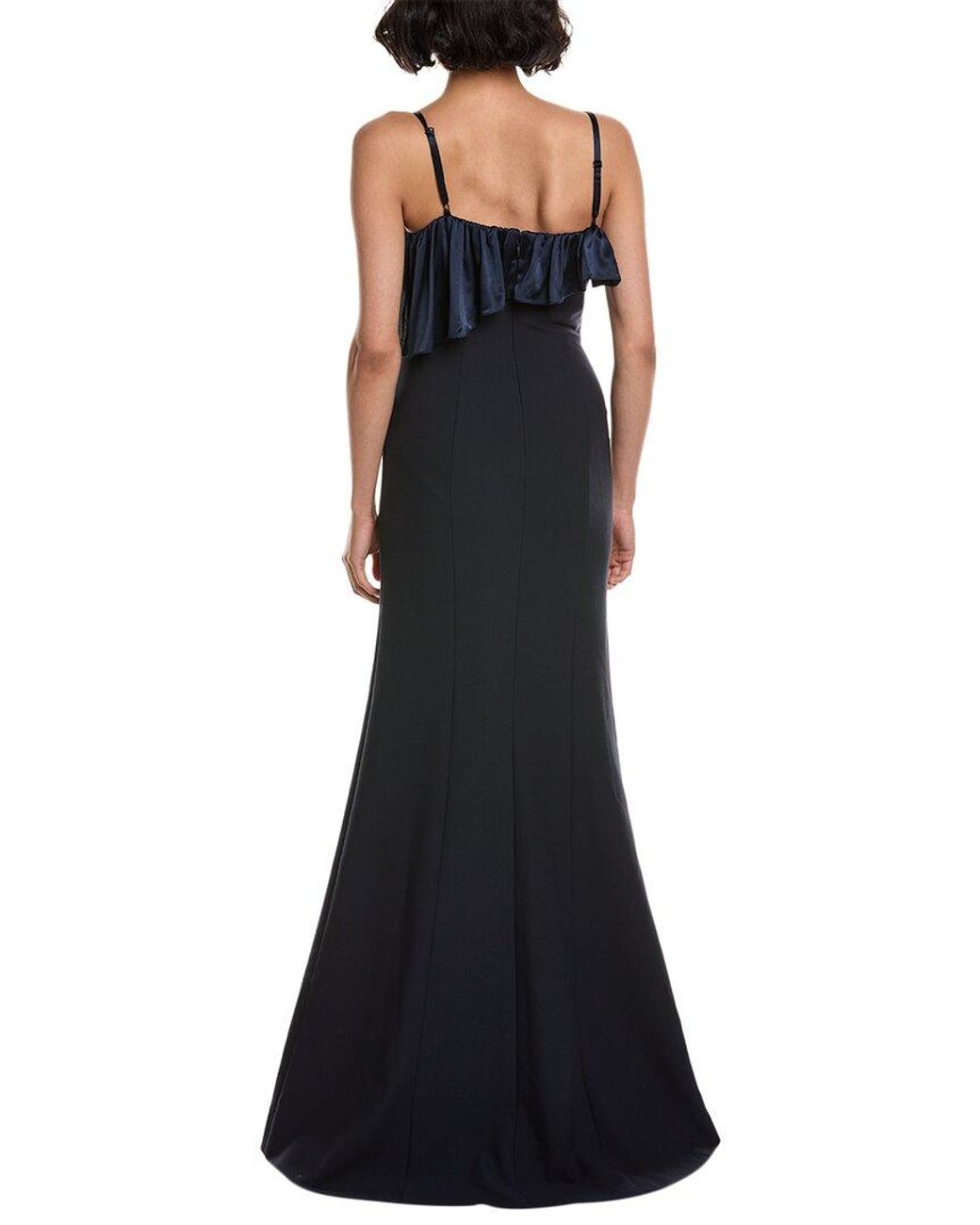 Cinq À Sept Black Curtis Gown