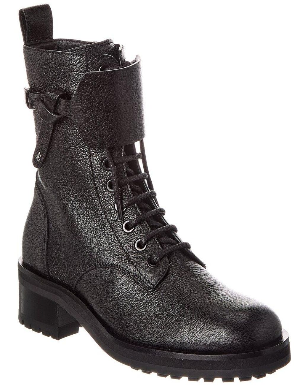 Jimmy Choo Black Rosabel Leather Boot