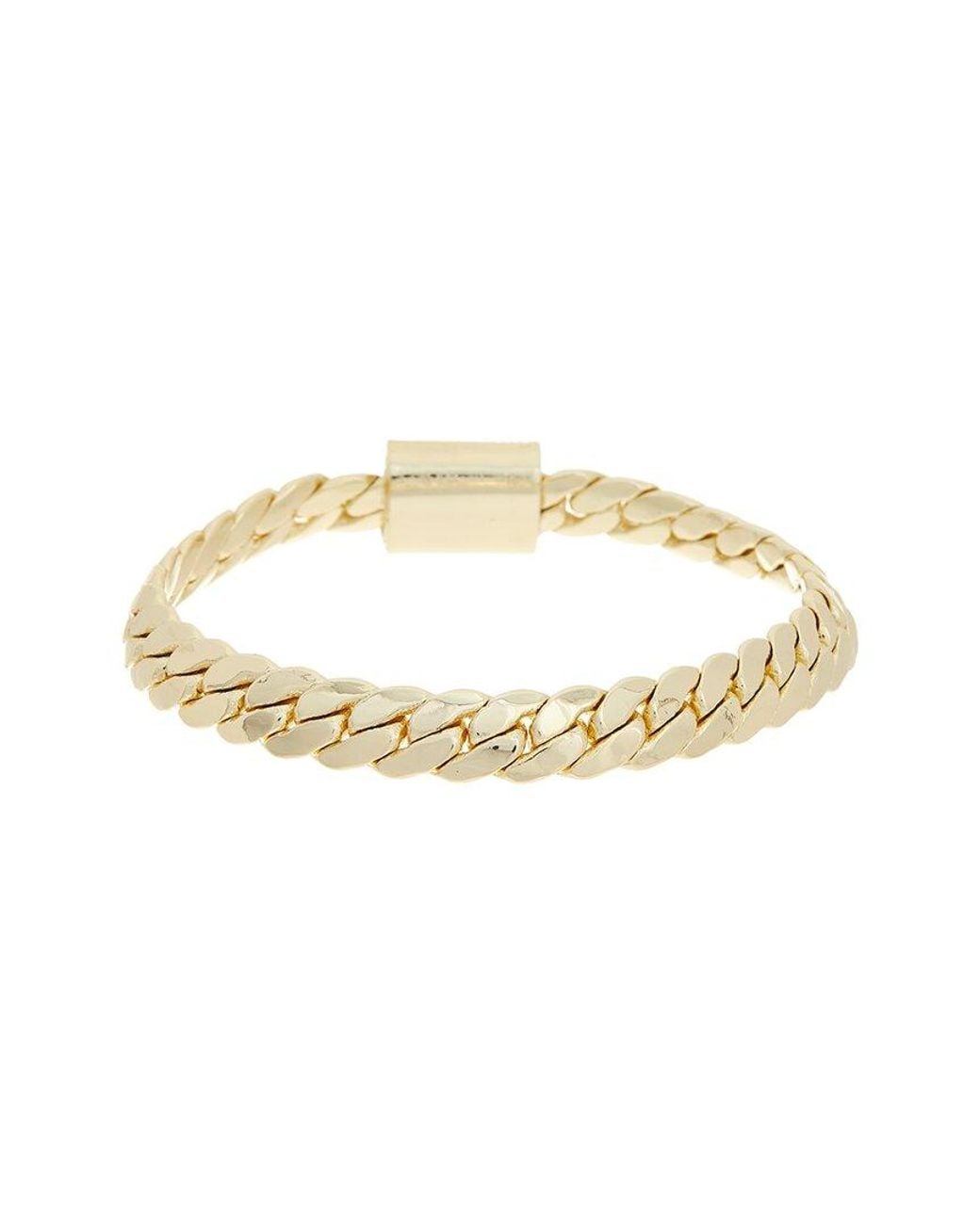 Juvell White 18K Plated Bangle Bracelet