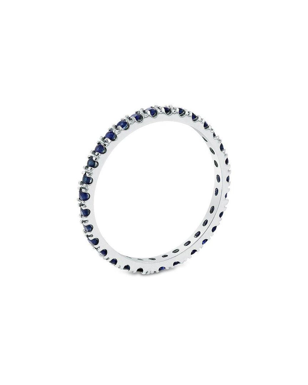 LEVARON White 14K 0.60 Ct. Tw. Sapphire Stackable Ring