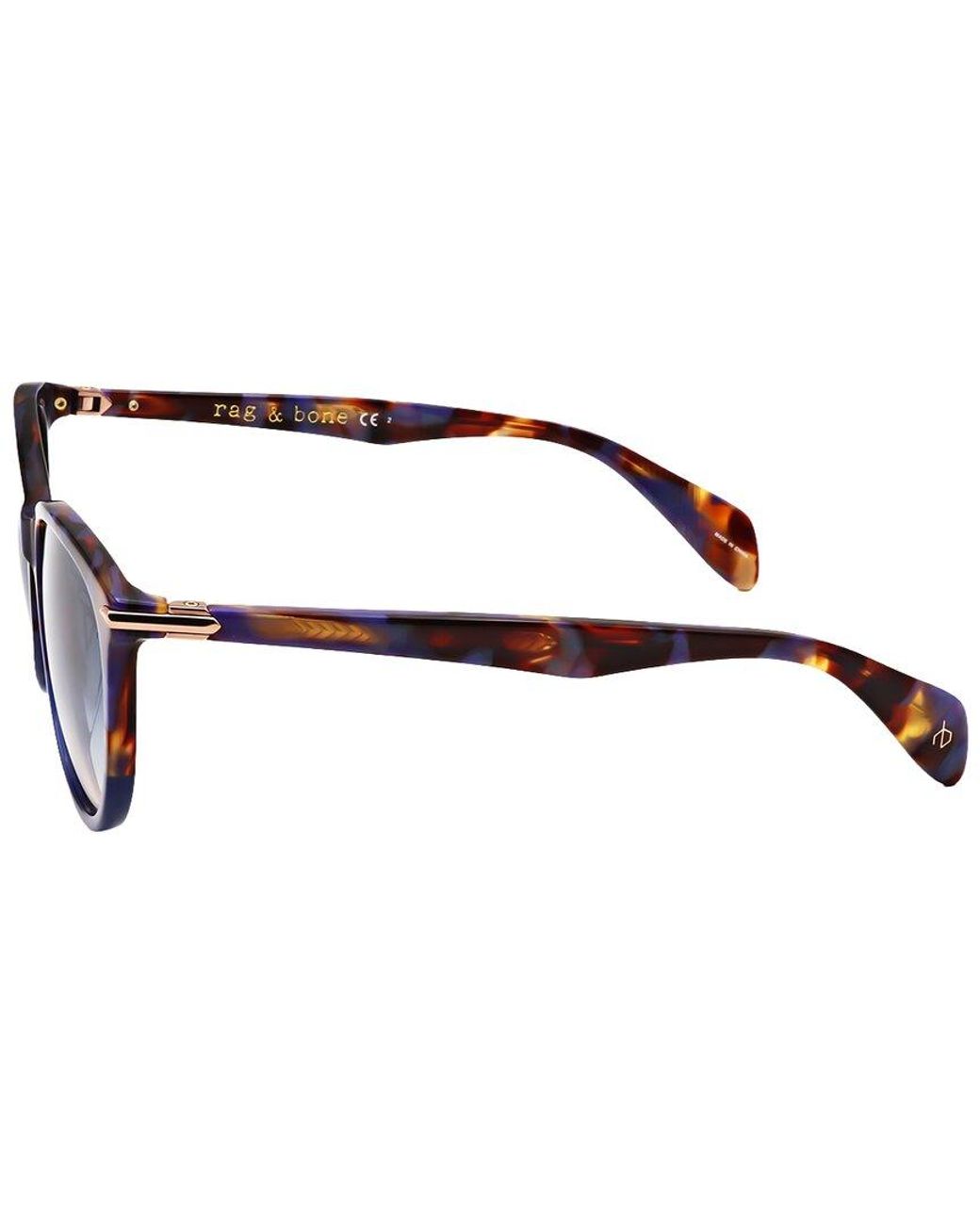 Rag & Bone Blue Rnb1020 54Mm Sunglasses